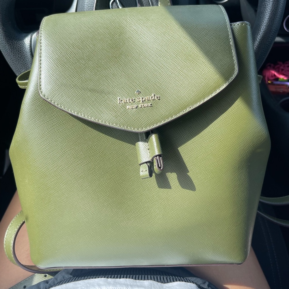 Kate Spade Green Purse Backpack